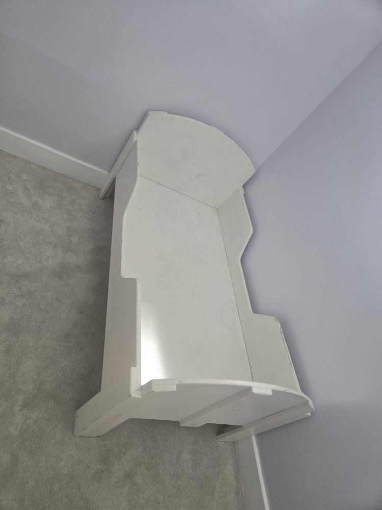 White Wood Toddler Bed
