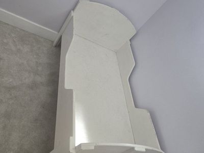 White Wood Toddler Bed