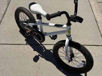 Cosmic Kids Bike - White 16" Wheels,