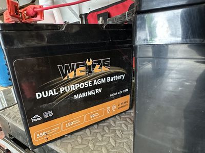 Weize Dual Purpose AGM Battery Group 24M 12V 90AH