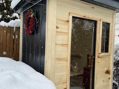 FULLY INSULATED CUSTOM SAUNA!!!