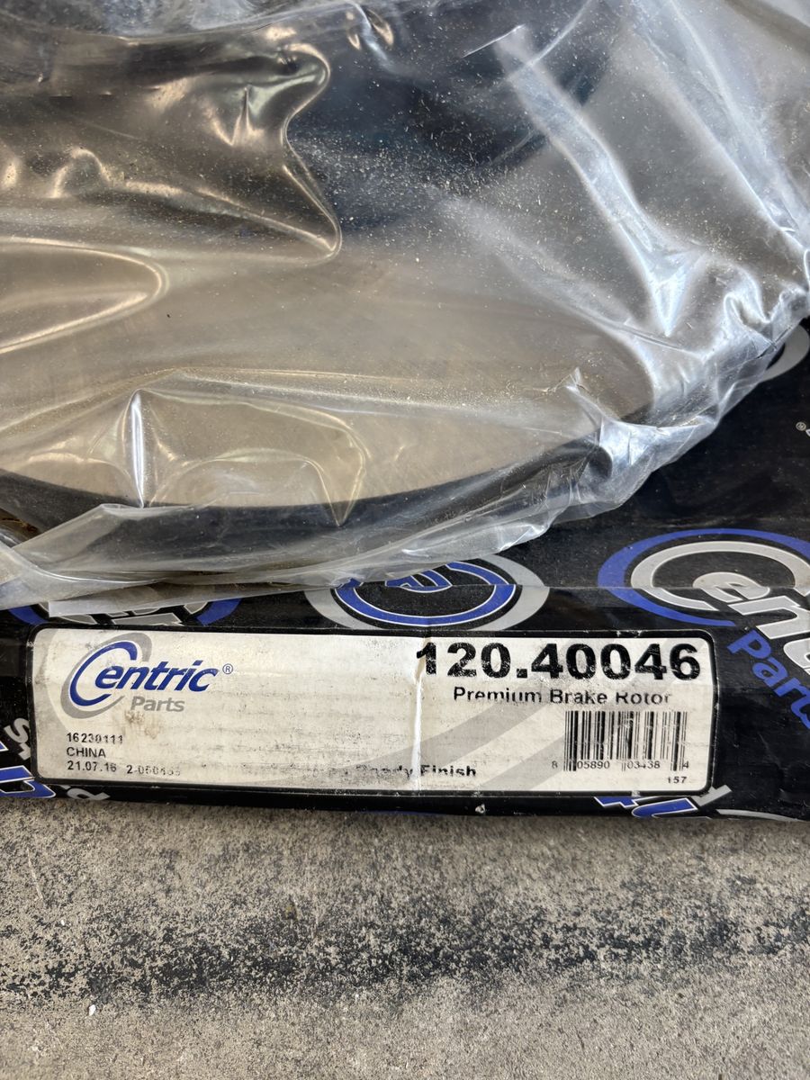 Front and rear Centric Premium brake rotors - Acura MDX, Honda Pilot