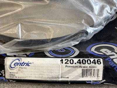 Front and rear Centric Premium brake rotors - Acura MDX, Honda Pilot