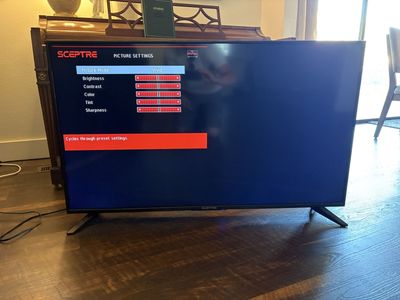 50” Sceptre HDTV