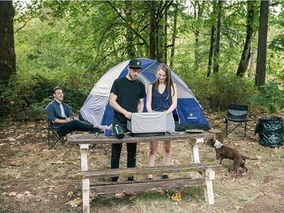 New! Stansport 2-Burner Regulated Propane Stove, Item #203-93