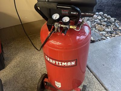 Craftsman 33-Gallon 2HP 150 PSI Single Cylinder Air Compressor Oil-Free