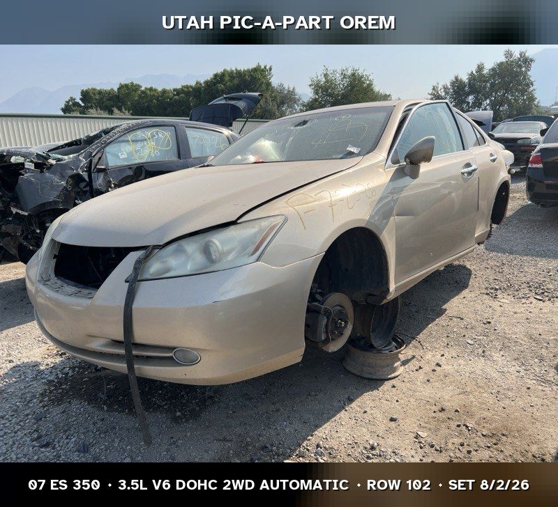 Just In! 2007 Lexus ES 350 Parts - UTPAP Orem