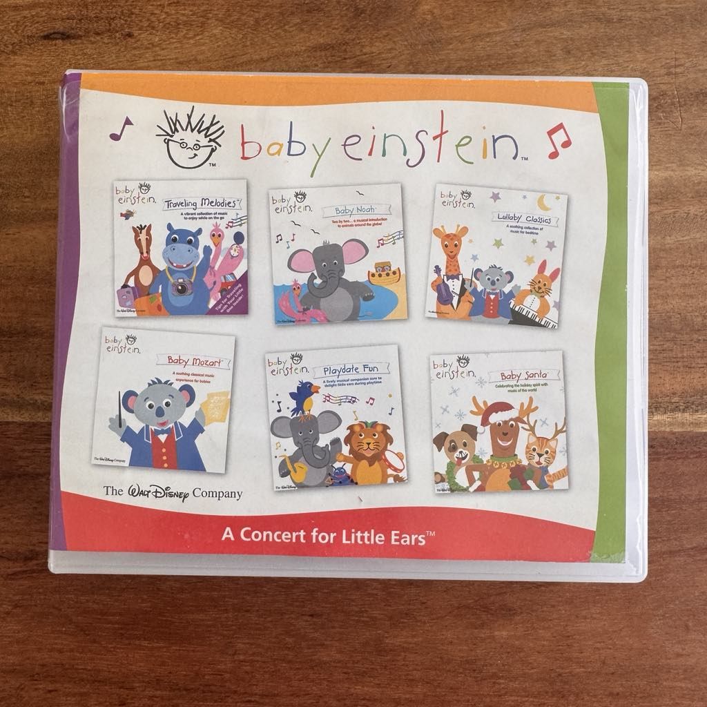 Baby Einstein - A Concert for Little Ears - 6 Music CD's - Santa, Mozart, Noah