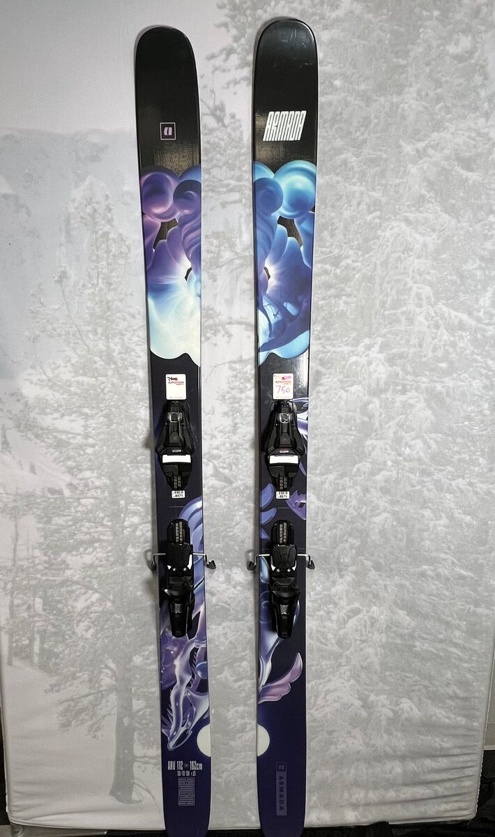 New Armada ARV 112 192 cm Skis 2025 w/Armada Strive 11 GW Demo Bindings