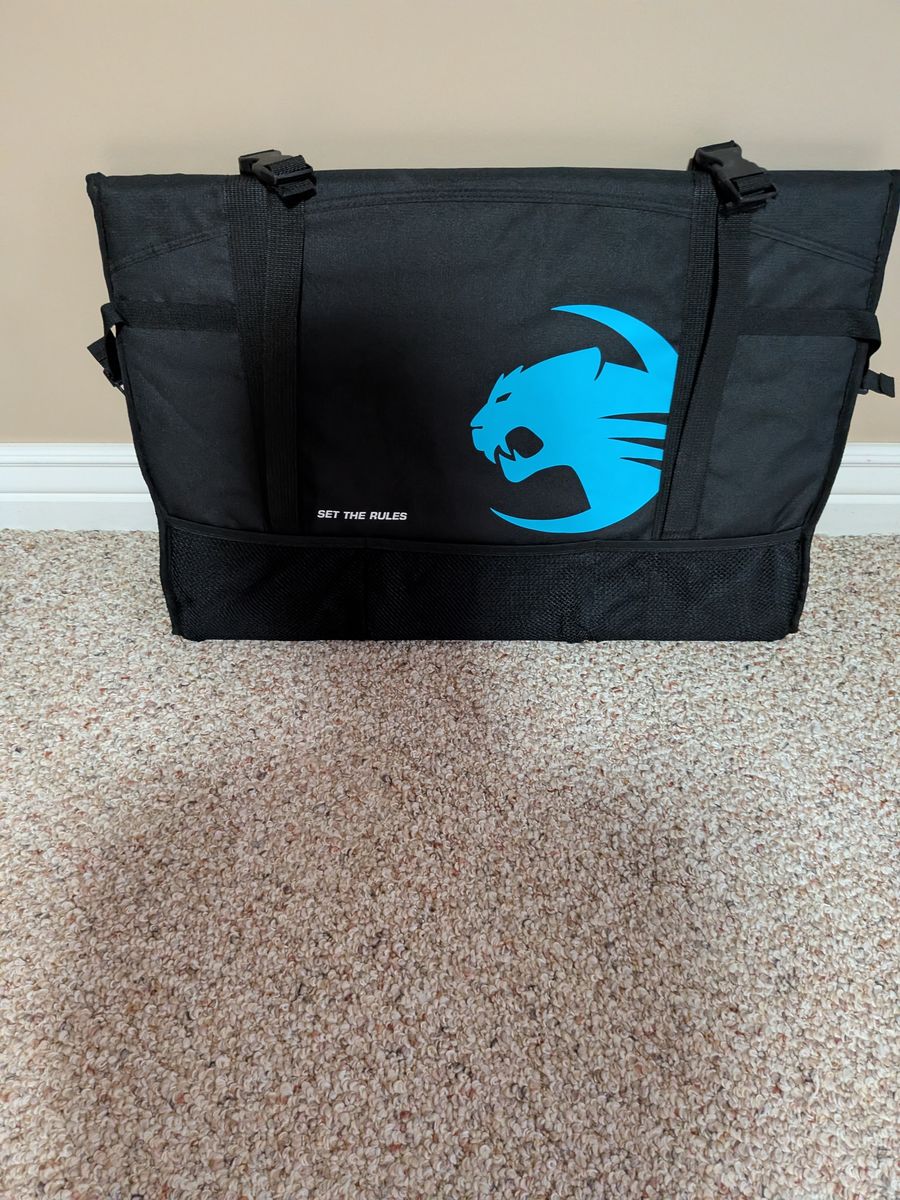 ROCCAT Gaming Gear Tote Bag - Black with Blue Logo - "SET THE RULES"