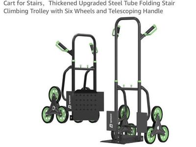 Stair climbing hand truck