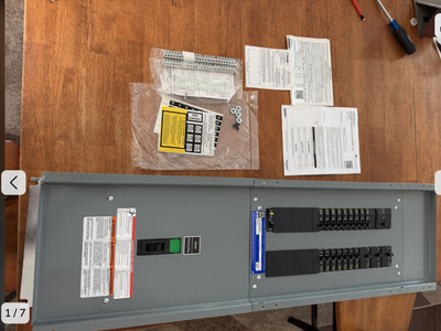 Brand New Square D 225 Amp 120/208 Volt Panel