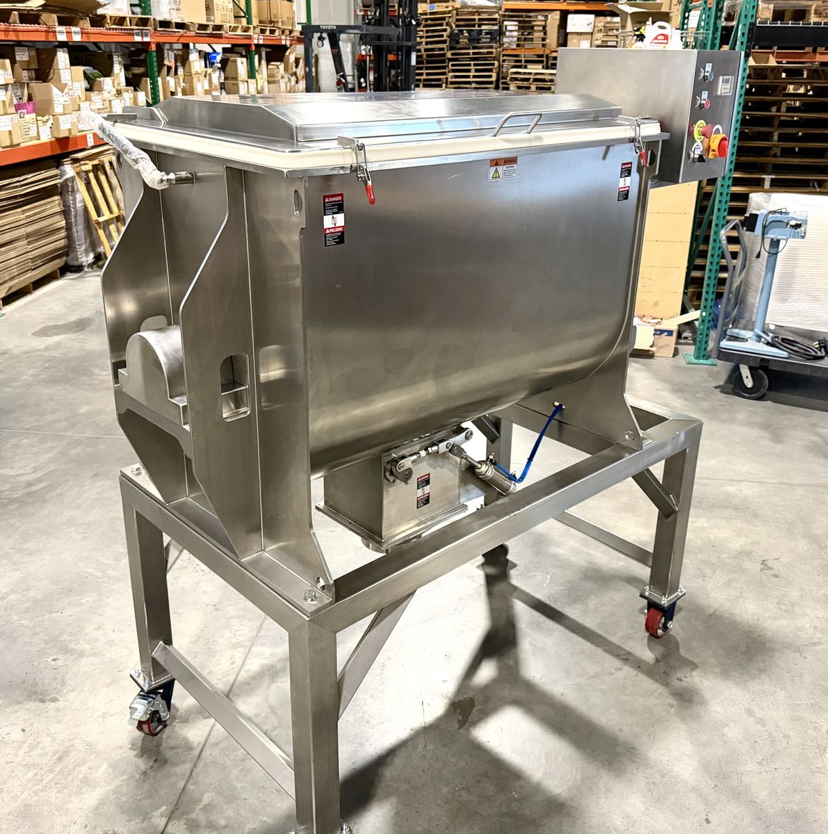 Ironside 17.5CF Stainless Ribbon Blender / Powder Mixer - 10HP 3-Phase