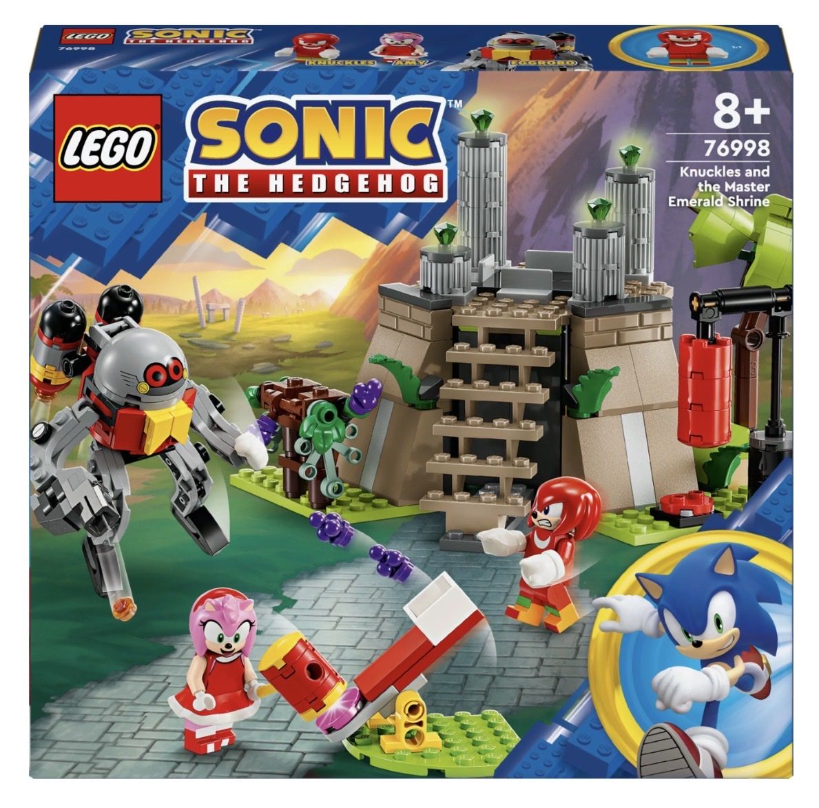 LEGO Sonic the Hedgehog Knuckles vs the Master Emerald Shrine 76998