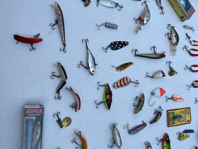 Assorted Fishing Lures & Spoons Lot including Rapala Vintage Lures $2 each