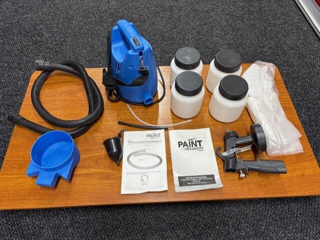 Brand New Painting Machine with 4 containers and accessories.