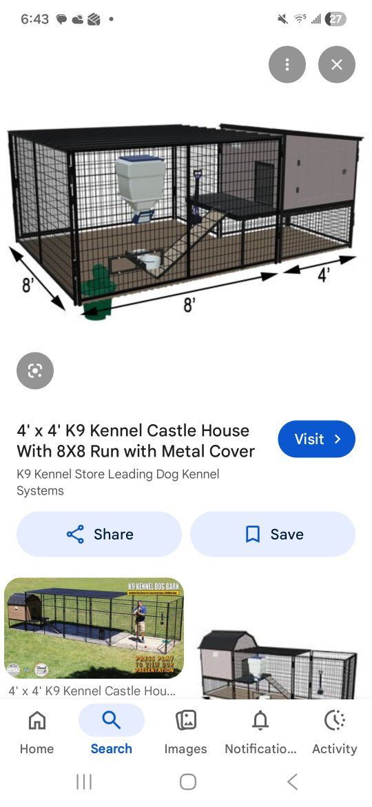 Kennel Castle - heated dog house