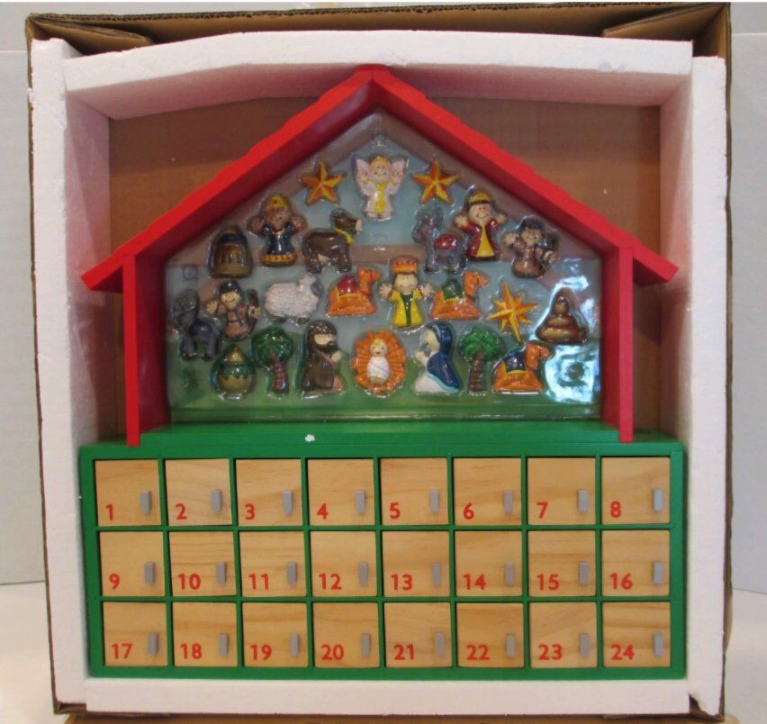 Advent Calender Wood/Magnets