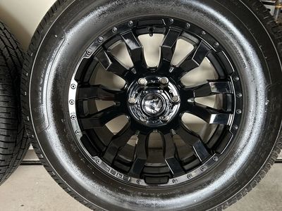 FUEL BLITZ GLOSS BLACK WHEELS (wheels only)