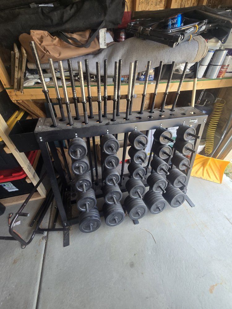 Troy weight Set with Metal Storage Rack