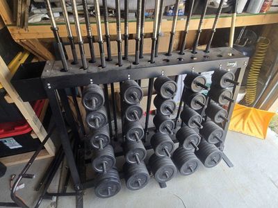 Troy weight Set with Metal Storage Rack
