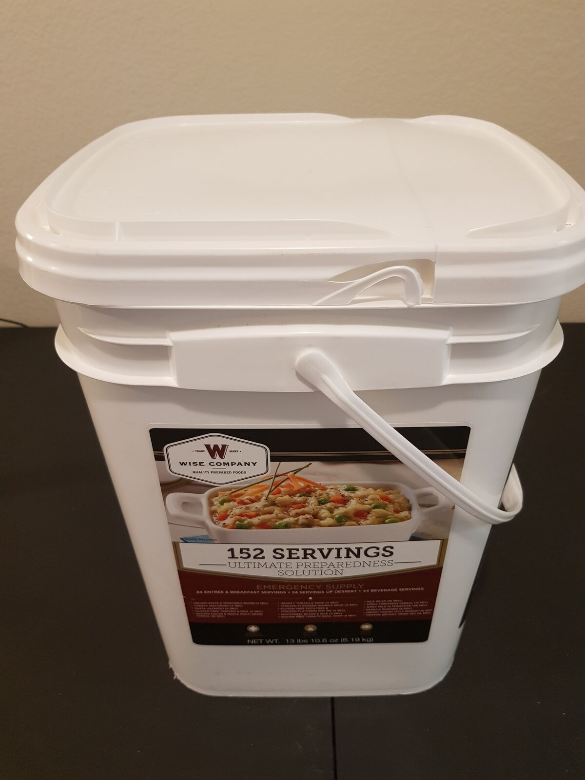 Food Storage Wise Company Ultimate Preparedness Solution - 152 Servings -