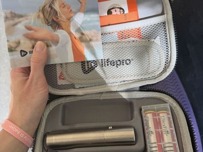 LifePro Red Light Therapy Torch Flashlight Kit - Never Used, with Extra Batteries & Glasses