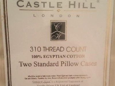 New in packaging 100% Egyptian cotton pillowcases