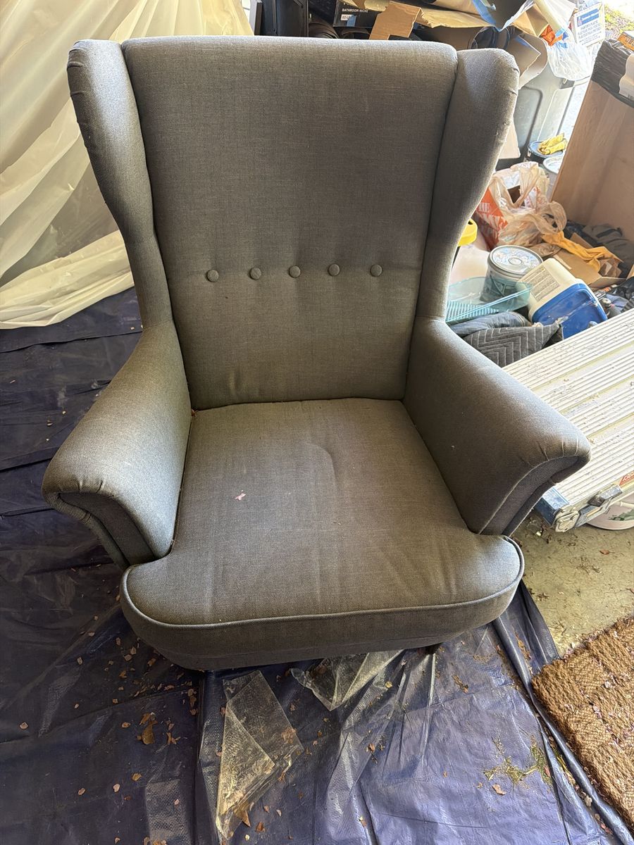 IKEA wing back chair
