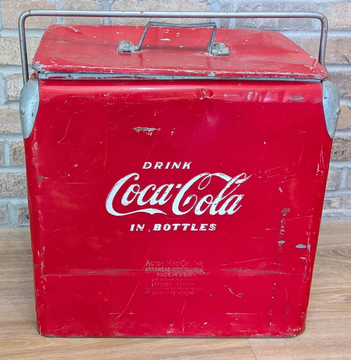 Vintage Metal Coke Cooler