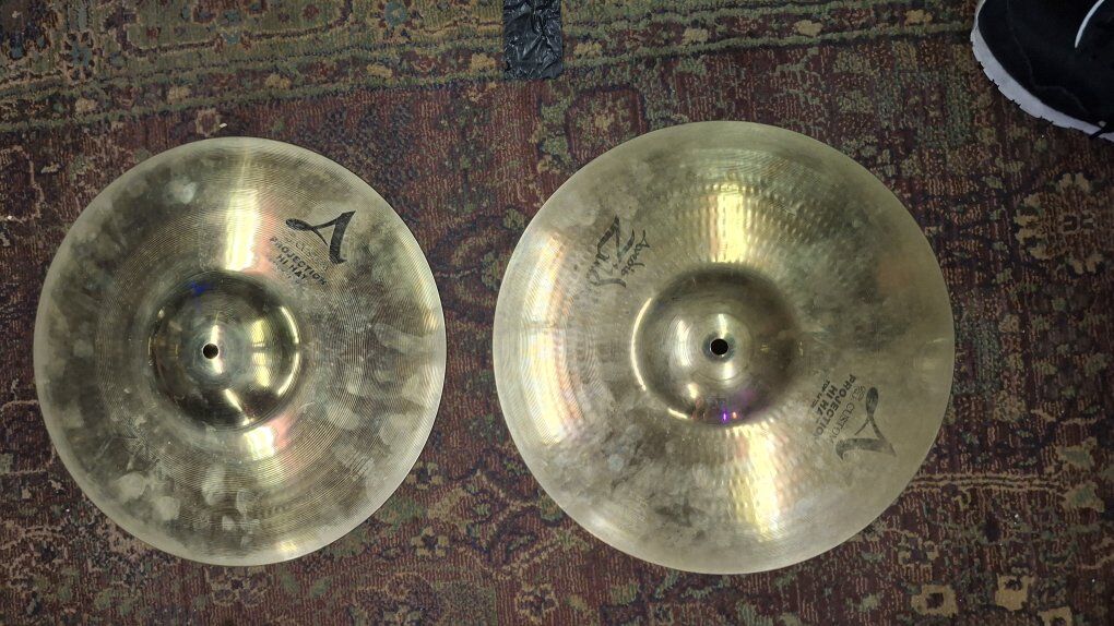 zildjian 14 " A Custom Hi Hats