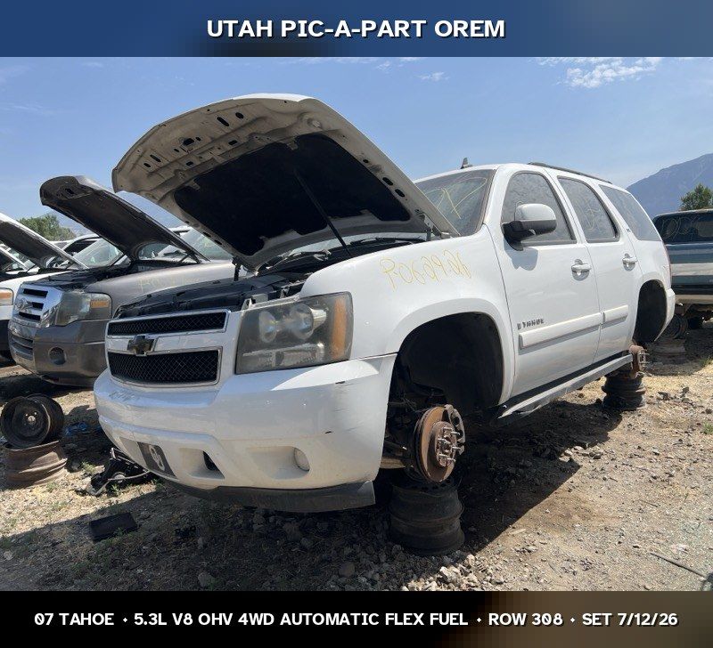 2007 Chevrolet Tahoe GMT900 Parts - UTPAP Orem