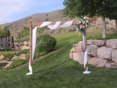 Beautiful Wooden Wedding Arch
