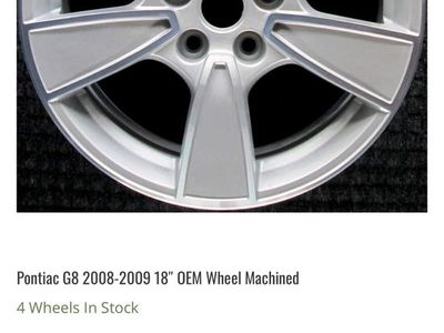2009 Pontiac G8 GT wheels