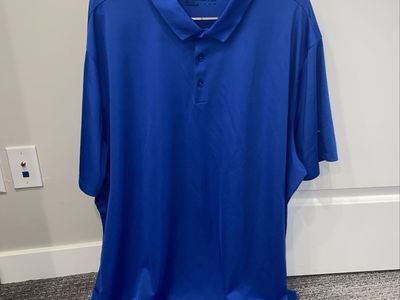 Nike Dri-Fit Golf Blue Polo 3XL
