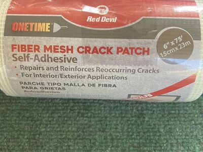 New Red Devil Fiber, Mesh Crack Patch