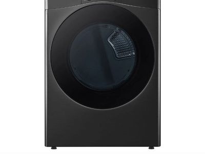 LG DLGX4081B 7.4 cu. ft. Gas Dryer with TurboSteam and Built-In Intelligence, Black Steel 1667920 #106883
