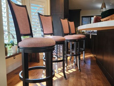 bar height swivel chair