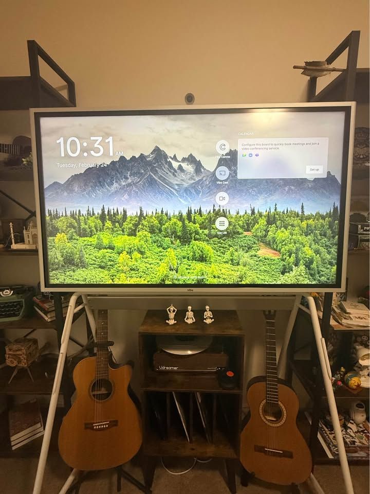 55” Vibe Board S1 – 4K Smart Whiteboard, TV & Collaboration Hub