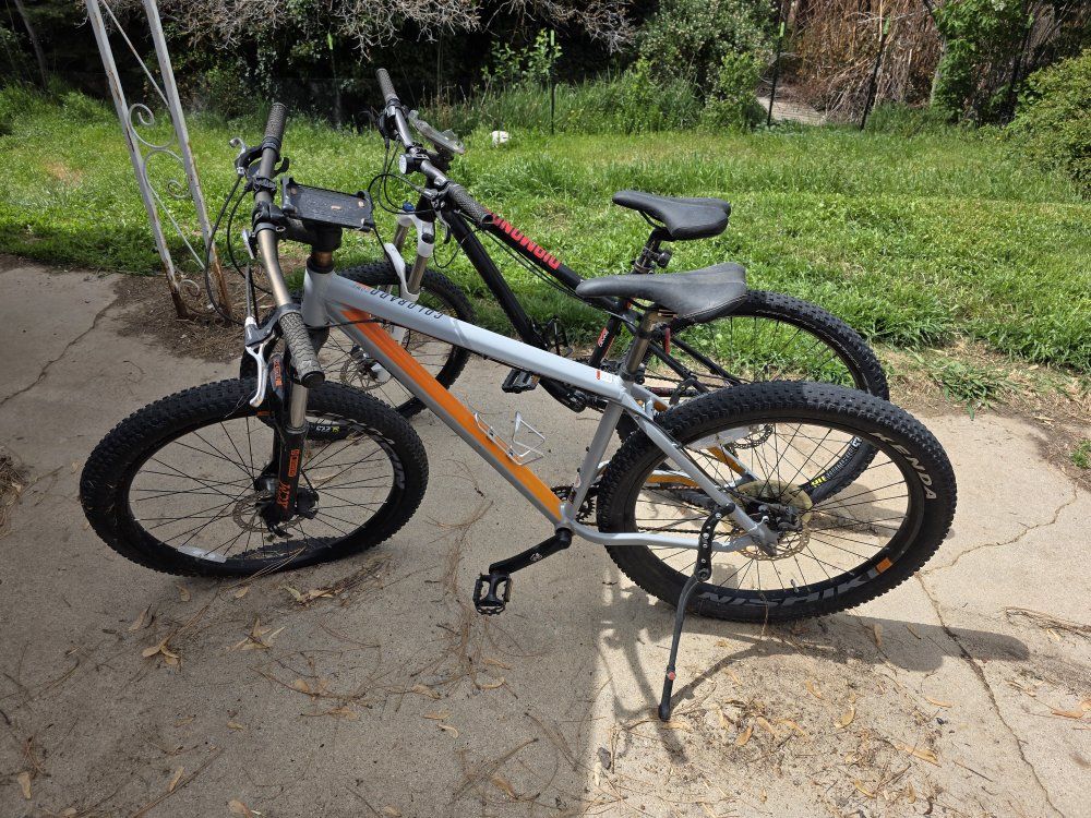 mountain bike and accessories