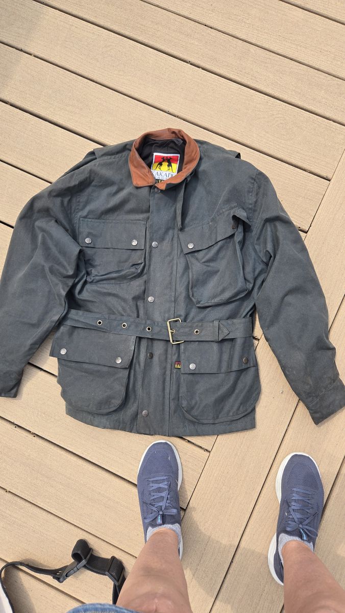Oil Skin Waterproof Jacket