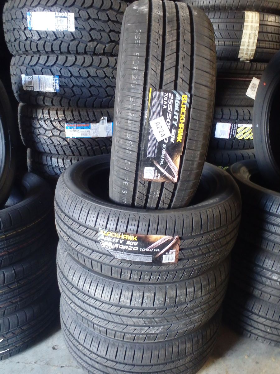 255/50R20 BLACKHAWK AGILITY SUV SET OF BRAND NEW TIRES