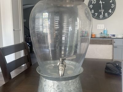 Pottery Barn Glass Drink Dispenser