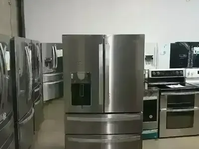 NEW WHIRLPOOL 26 C FT 4 DOOR FRENCH DOOR STAINLESS