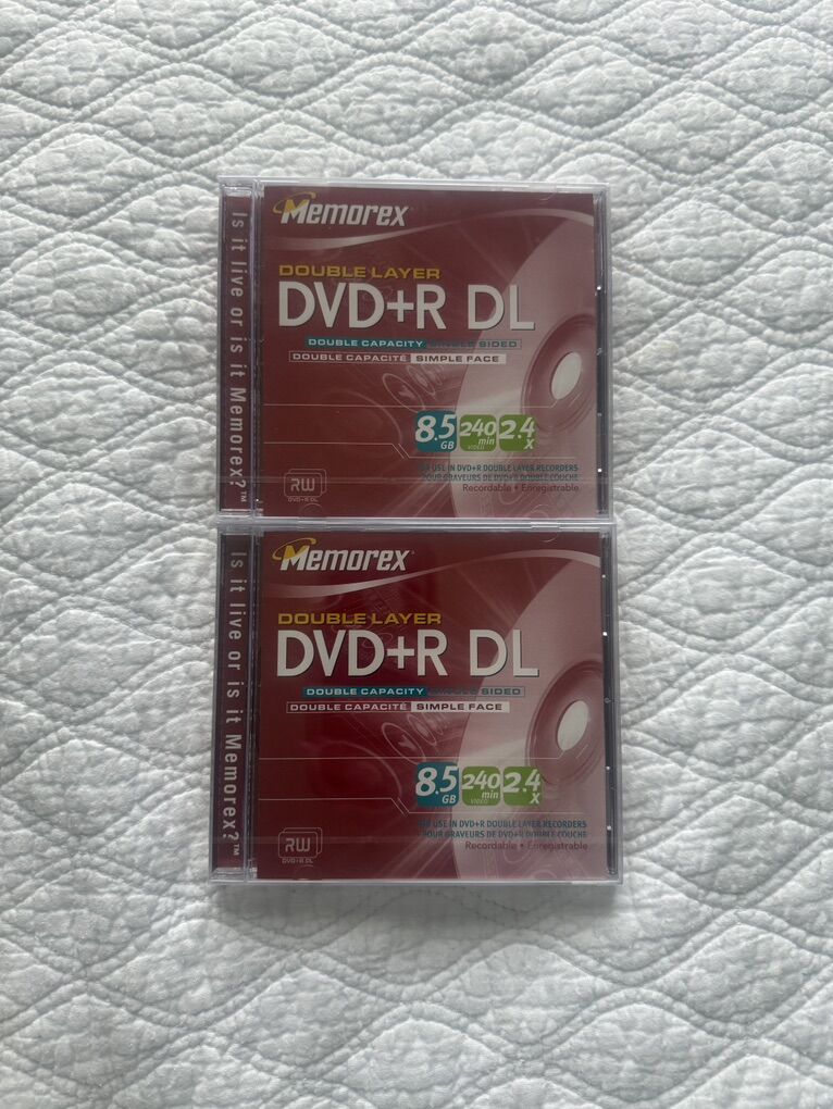 Memorex DVD+R DL Double Layer Blank Disc (8.5GB