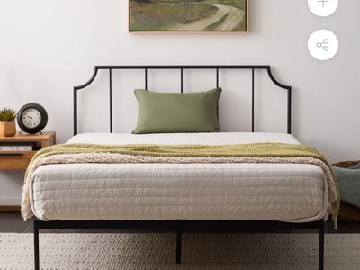 NEW Edenbrook Sydney Platform Black Metal Bed Frame Twin