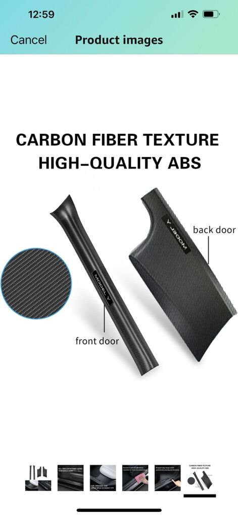 Tesla Model Y 2021-2024 Door Seal Protectors