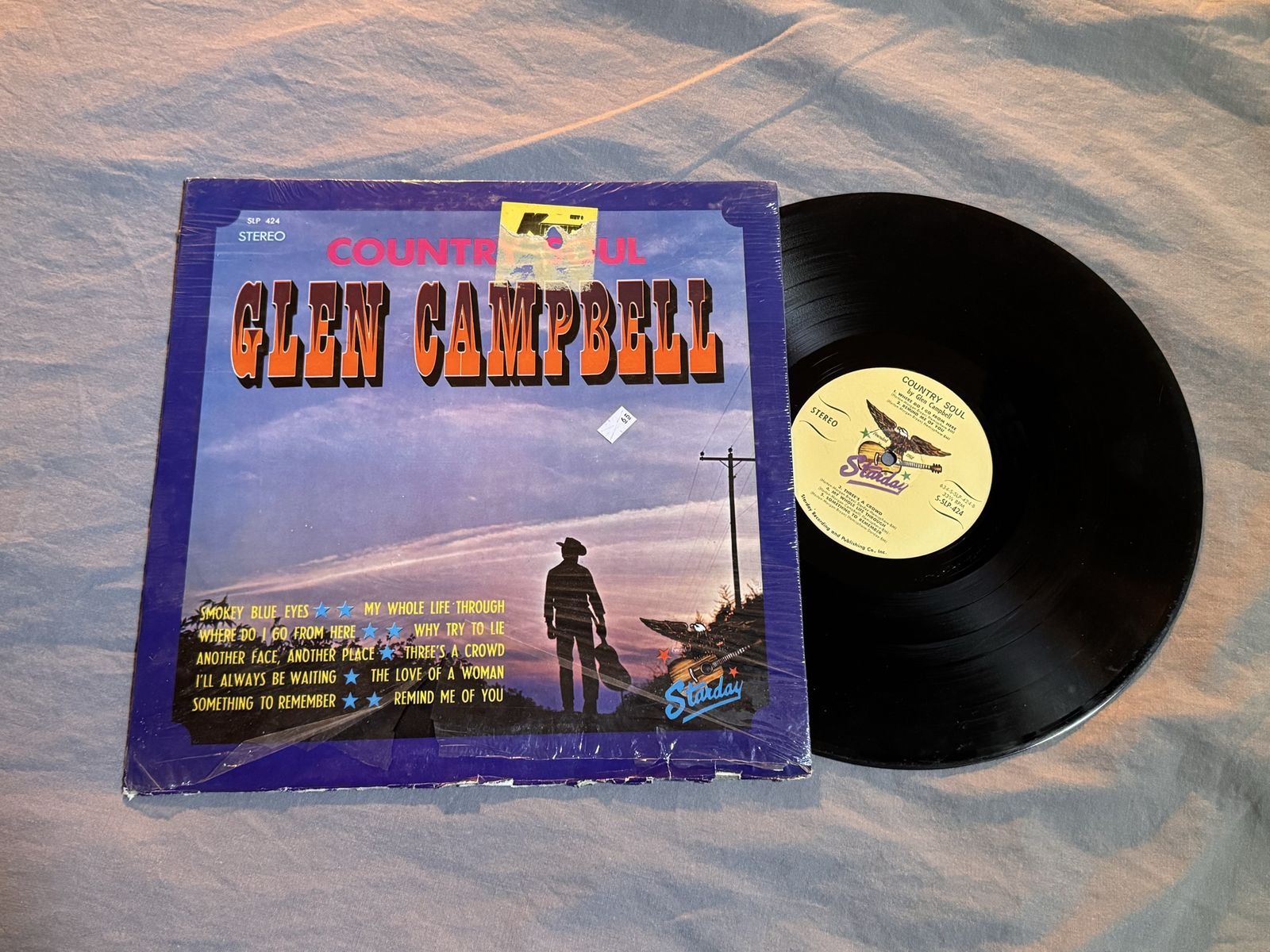 Country Soul Glen Campbell 12” Vinyl Album 1968 LP Record