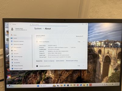 350 gpu Dell g15 gaming laptop processor AMD Rysen 5 5600h with Radeon edition installed ram 32 g