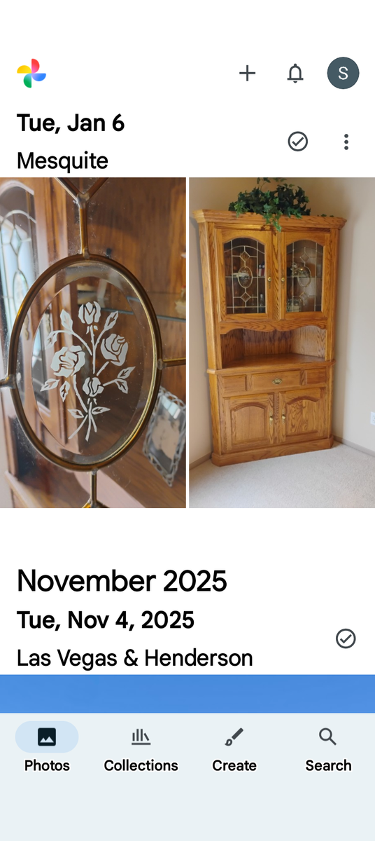 Solid oak corner cabinet